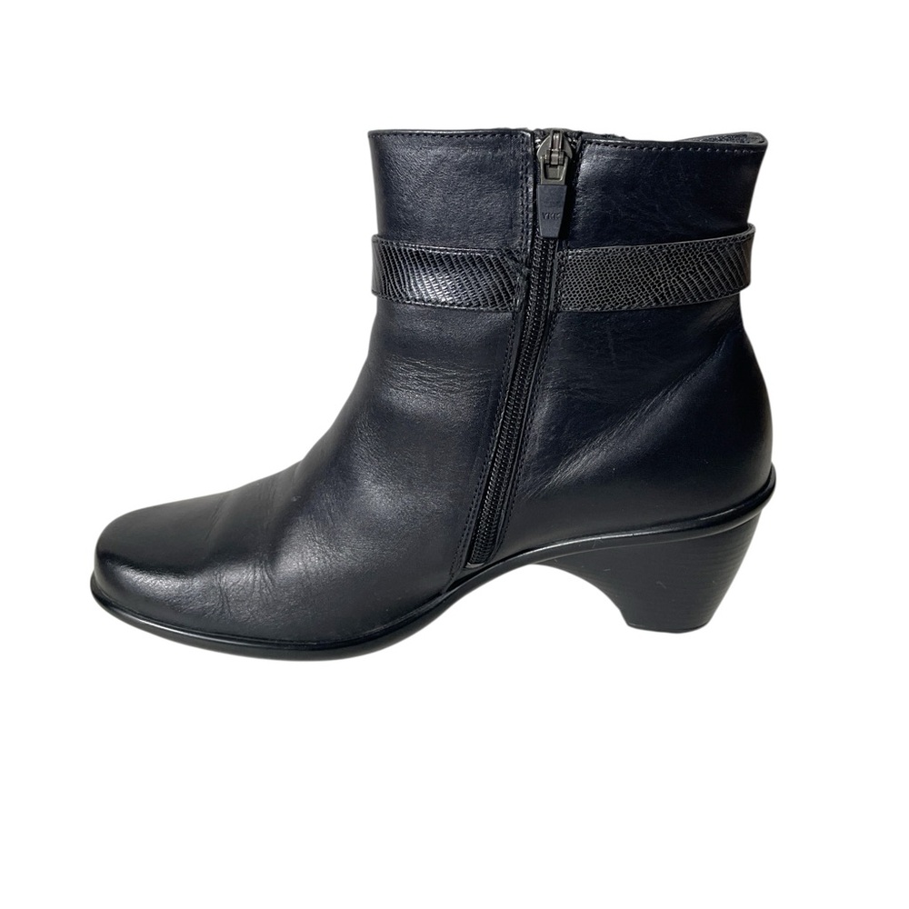 Dansko Margo black leather wedge ankle boots size EU 41 US 11 - Picture 5 of 9